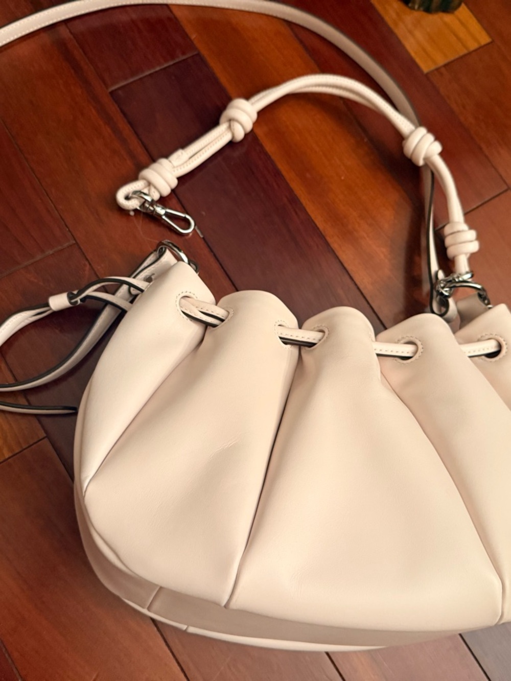 kate spade Pale Pink Gathered Crossbody Bag - Picture 9 of 9
